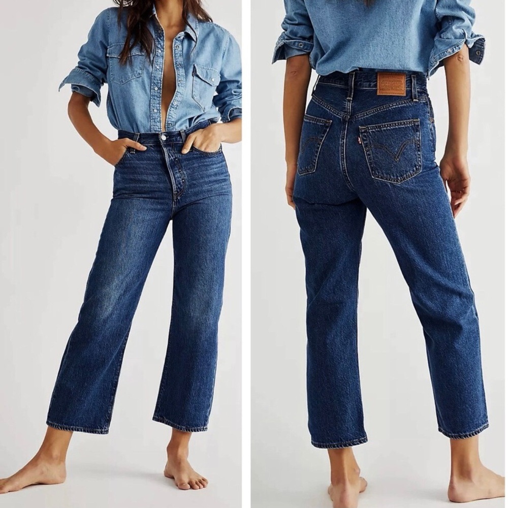 Levi’s Ribcage Straight 24” Waist Crop Womens Jeans High Rise (Tag Sz W25)